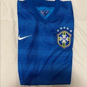 Men’s Brazil away soccer jersey